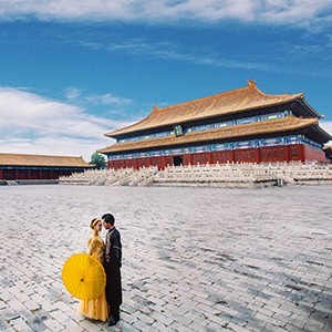 婚纱摄影哪家好？从北京城市花园婚纱照开始